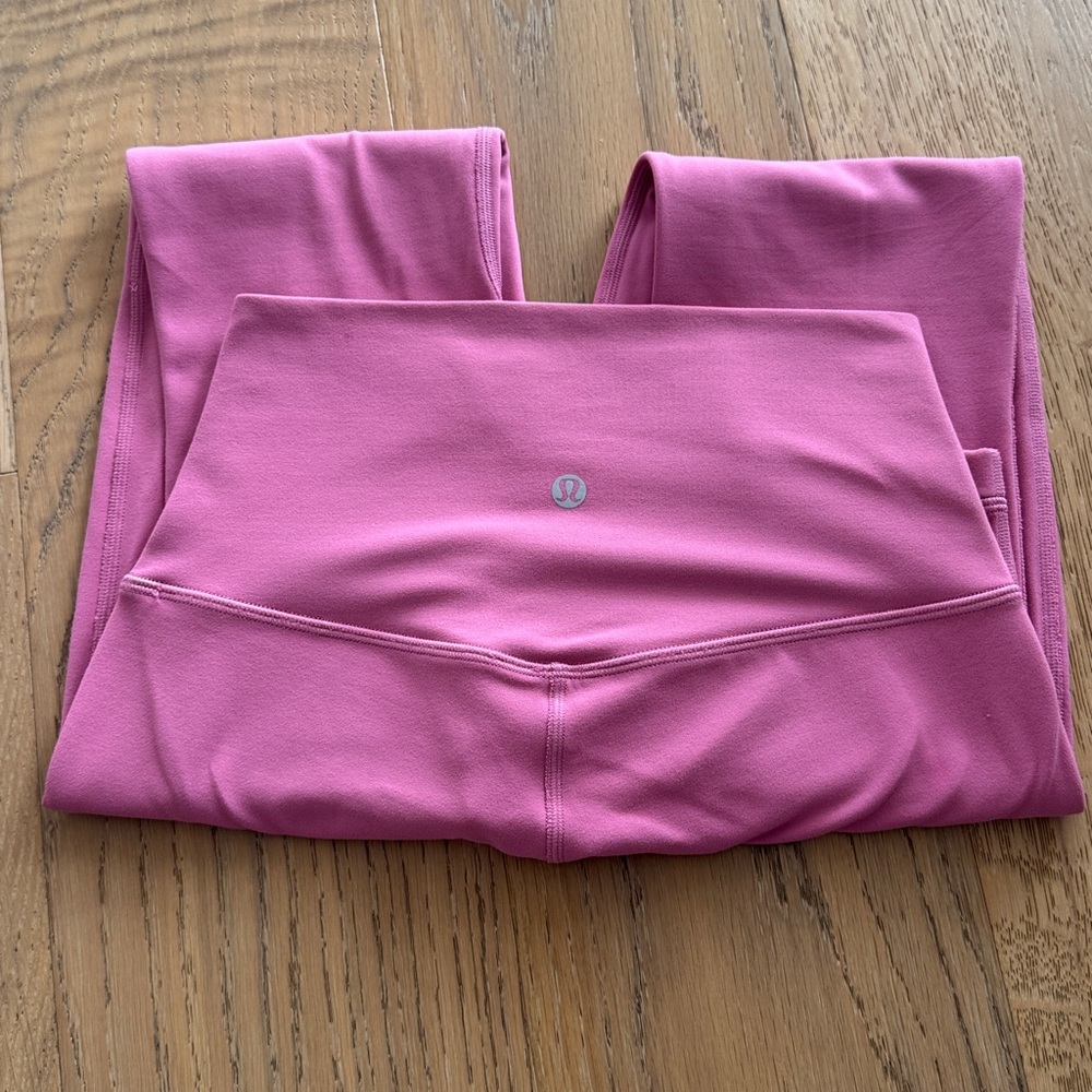 Lululemon align HR pants PINK Rare!  25” Sz 4
